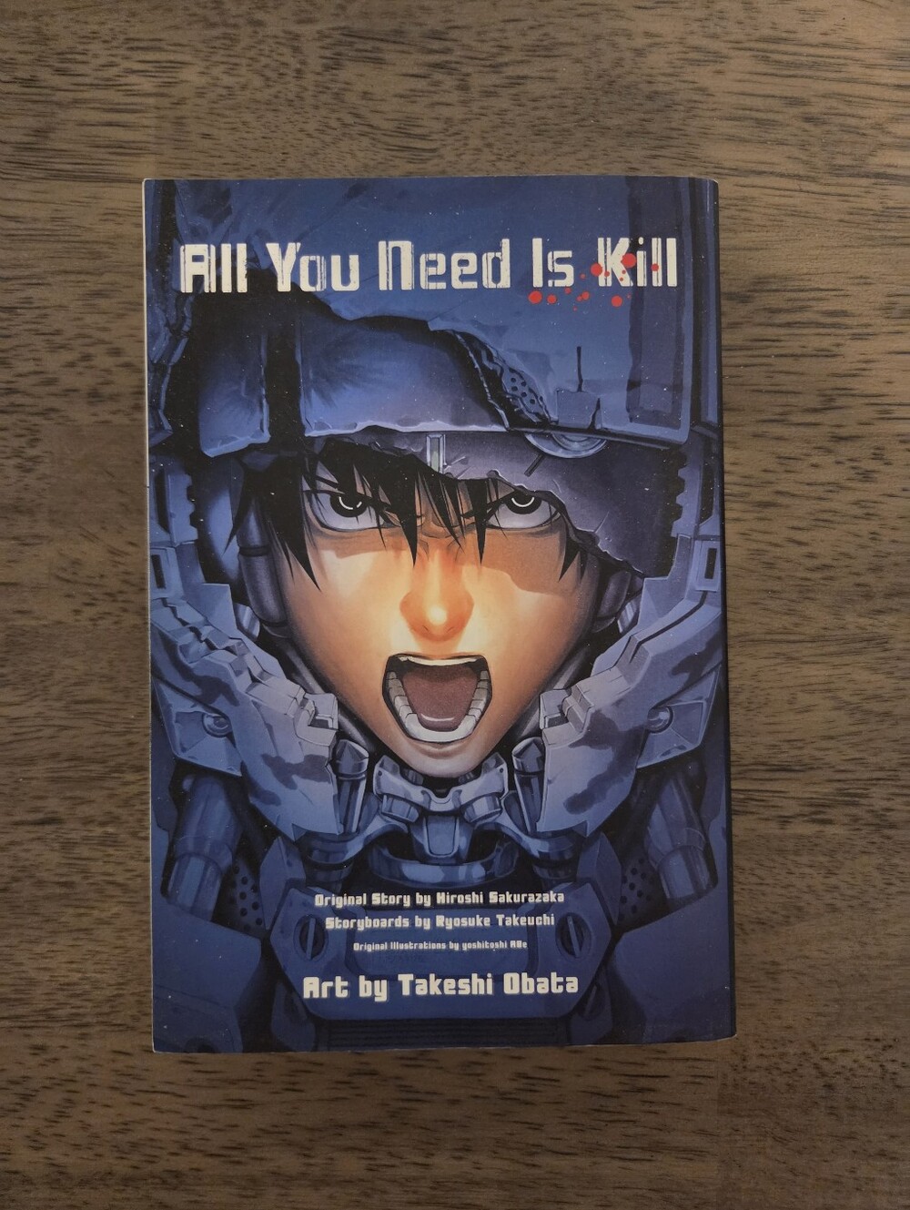All You Need Is Kill Manga Paperback - Blue Cover